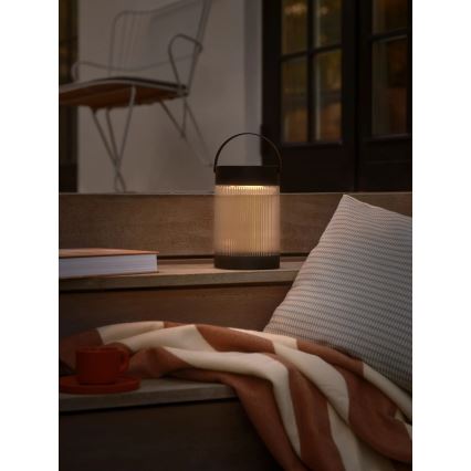 Nordlux - Lámpara solar LED COUPAR LED/3,2W/3,7V negra