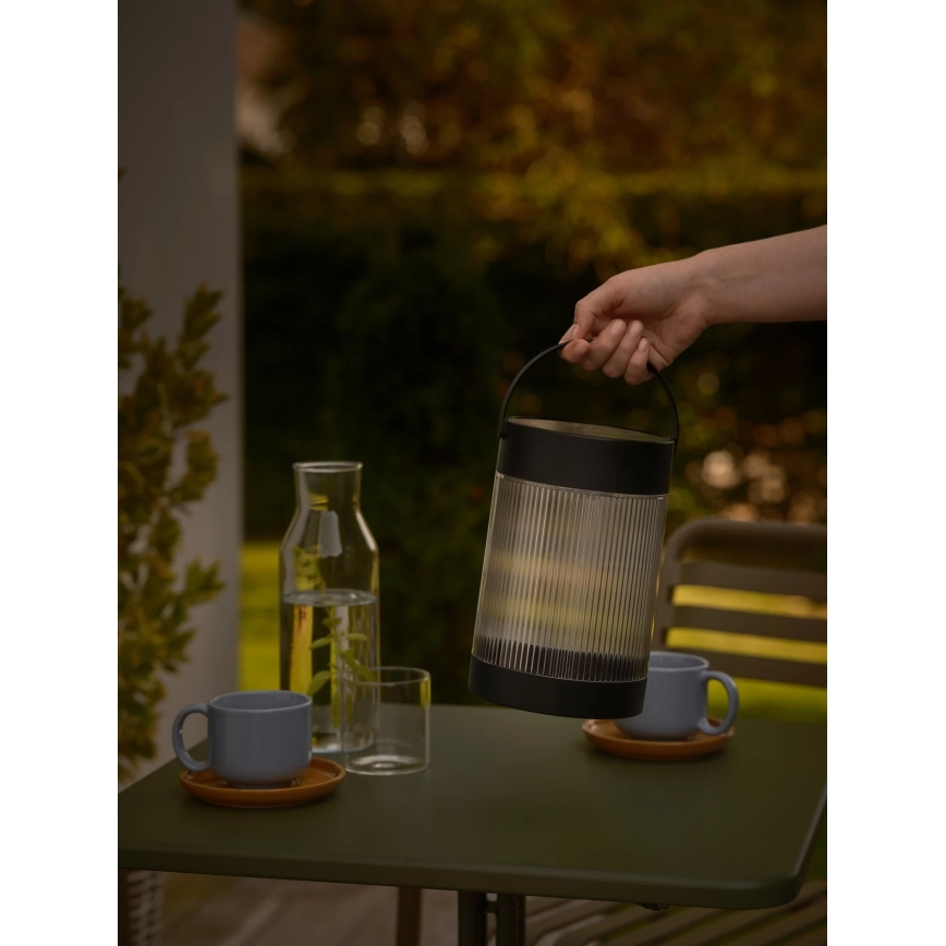 Nordlux - Lámpara solar LED COUPAR LED/3,2W/3,7V negra