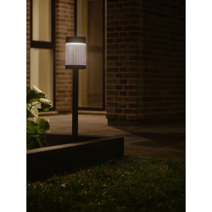 Nordlux - Lámpara solar LED COUPAR LED/3,2W/5V 3000K IP44 negra 1800 mAh