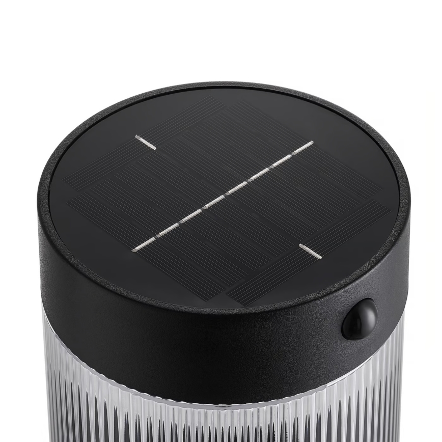 Nordlux - Lámpara solar LED COUPAR LED/3,2W/5V 3000K IP44 negra 1800 mAh