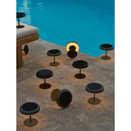 Nordlux - Lámpara solar LED ELMER LED/2W/3,7V IP44 negra