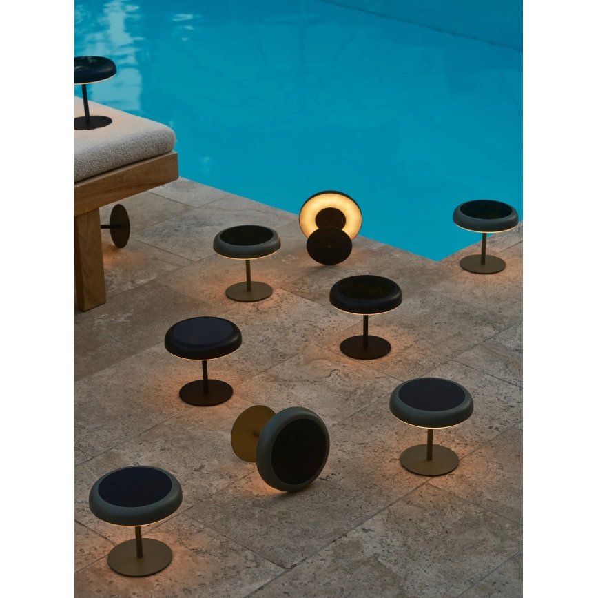 Nordlux - Lámpara solar LED ELMER LED/2W/3,7V IP44 negra