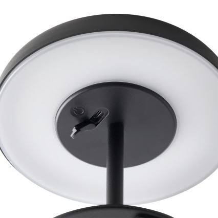 Nordlux - Lámpara solar LED ELMER LED/2W/3,7V IP44 negra