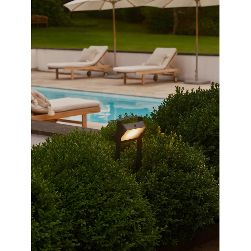 Nordlux - Lámpara solar LED SAULIO LED/4,45W/3,7V IP44 2000 mAh 60 cm