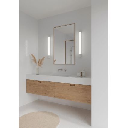 Nordlux - Iluminación LED para espejo de baño con toma de corriente MALAIKA LED/15W/230V IP44 68,4 cm blanco