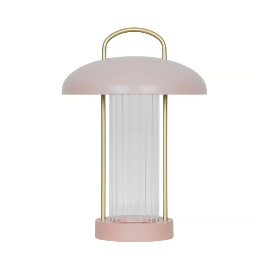 Nordlux - Lámpara de mesa táctil recargable LED regulable MIRANO LED/3W/3,7V rosa