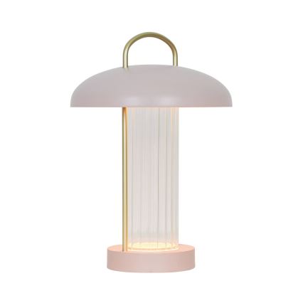 Nordlux - Lámpara de mesa táctil recargable LED regulable MIRANO LED/3W/3,7V rosa