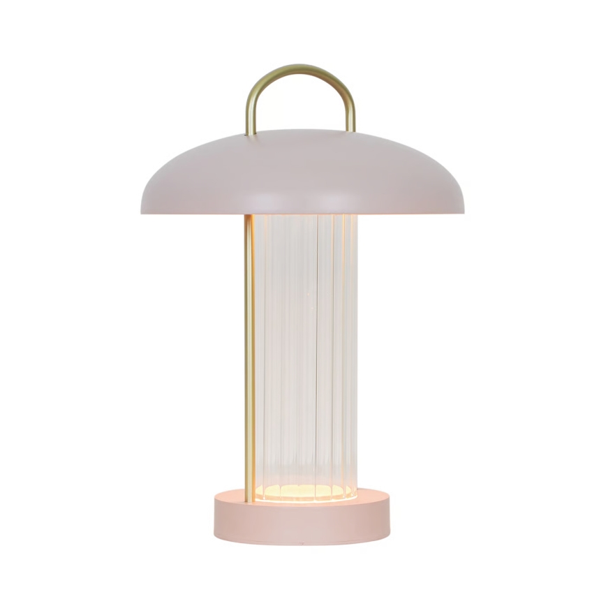 Nordlux - Lámpara de mesa táctil recargable LED regulable MIRANO LED/3W/3,7V rosa