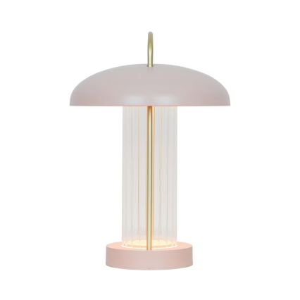 Nordlux - Lámpara de mesa táctil recargable LED regulable MIRANO LED/3W/3,7V rosa