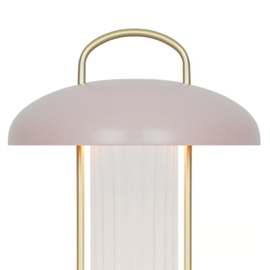 Nordlux - Lámpara de mesa táctil recargable LED regulable MIRANO LED/3W/3,7V rosa