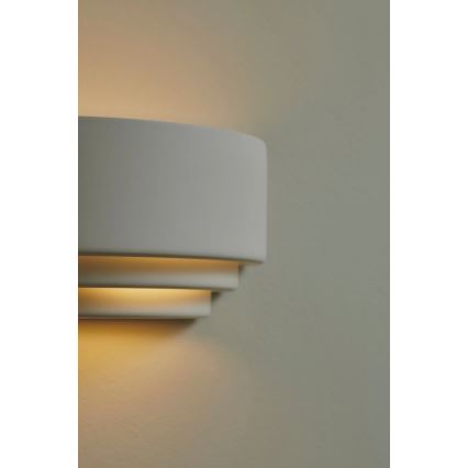 Nordlux - Luminaria de pared LANCIO 1xE14/25W/230V blanca