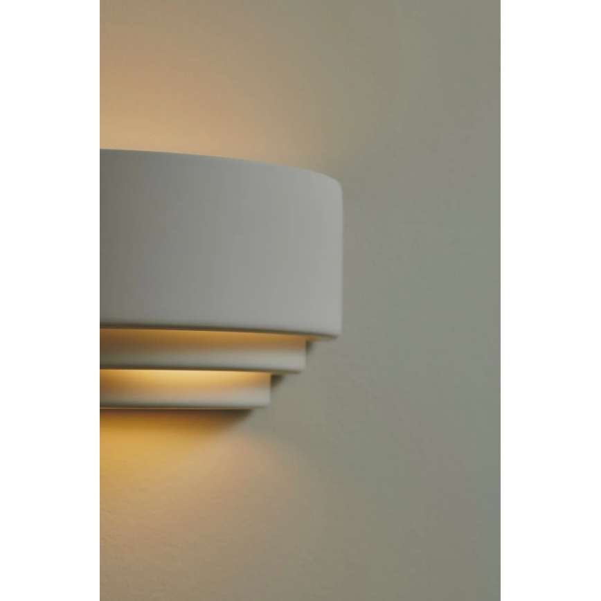 Nordlux - Luminaria de pared LANCIO 1xE14/25W/230V blanca
