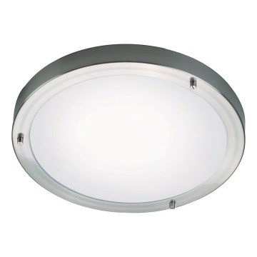 Nordlux - Luminaria de techo para baño ANCONA 2xE27/40W/230V IP43 diámetro 31,5 cm cromo mate