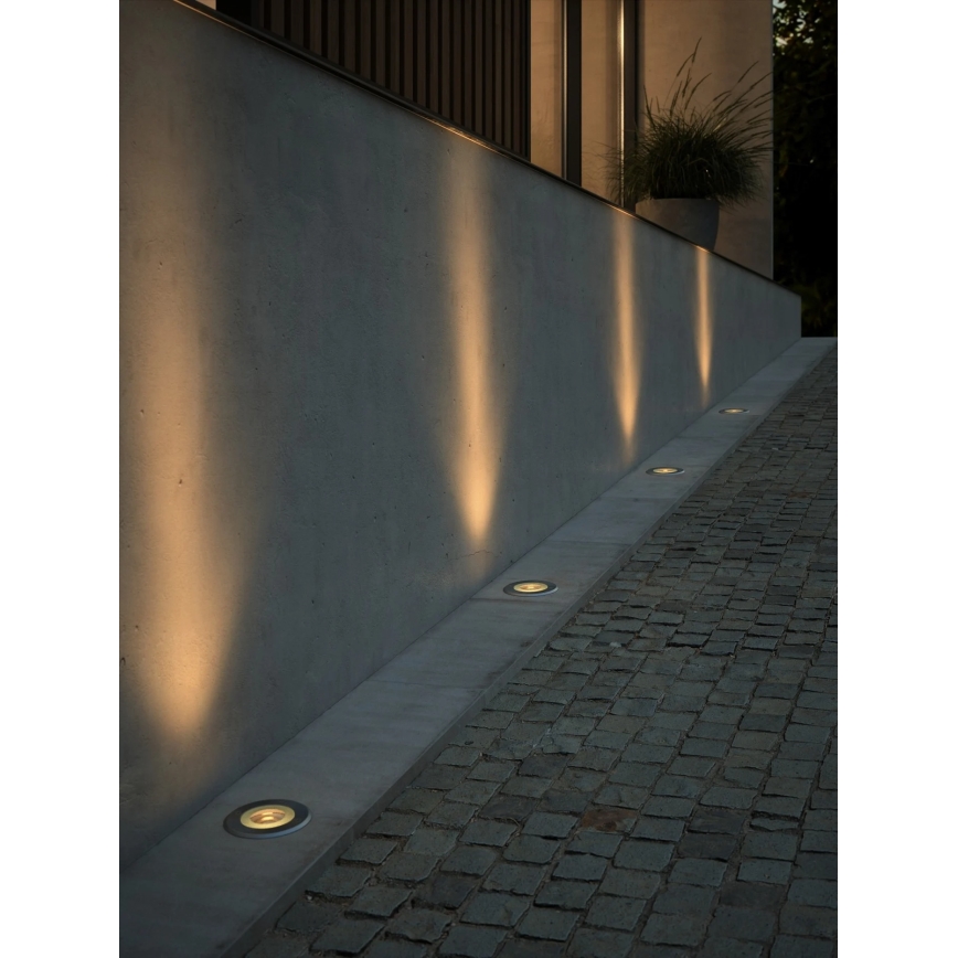Nordlux - Luminaria empotrada para exterior ANDOR, apta para paso de vehículos 1xGU10/15W/230V IP67