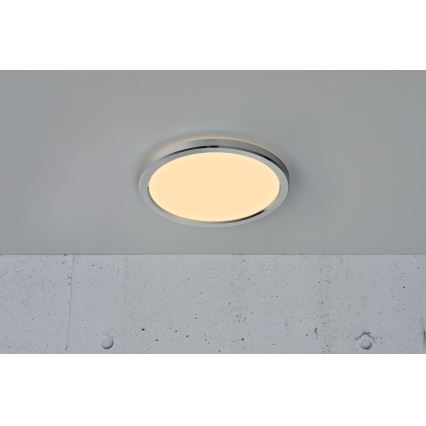 Nordlux - Lámpara de techo LED regulable para baño OJA, 14,5 W / 230 V, 3000/4000 K, IP54, Ø 30 cm
