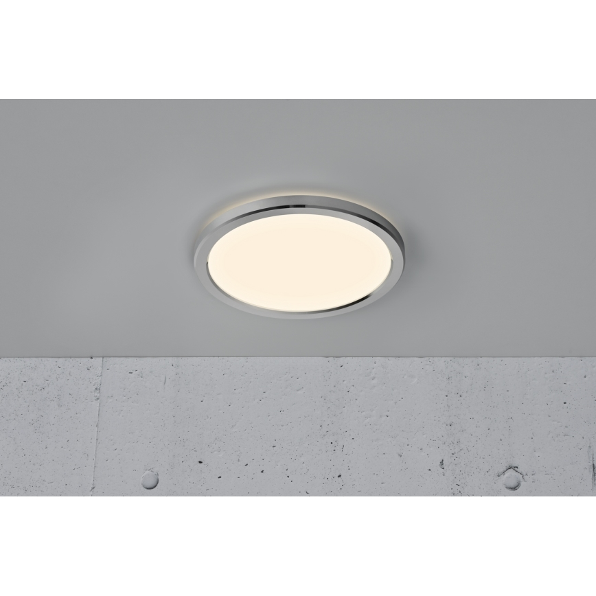 Nordlux - Lámpara de techo LED regulable para baño OJA, 14,5 W / 230 V, 3000/4000 K, IP54, Ø 30 cm