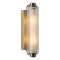 Nordlux - Luminaria para espejo de baño NIMAL 2xE14/25W/230V IP44, latón