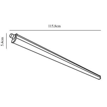 Nordlux - Luminaria técnica LED WESTPORT LED/39W/230V 4000K IP65