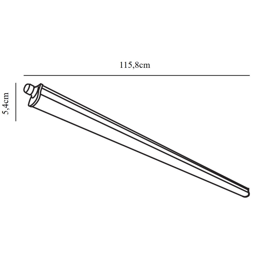 Nordlux - Luminaria técnica LED WESTPORT LED/39W/230V 4000K IP65