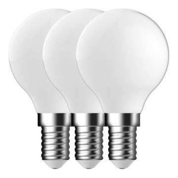 Nordlux - Pack de 3 bombillas LED G45 E14/4W/230V 2700K