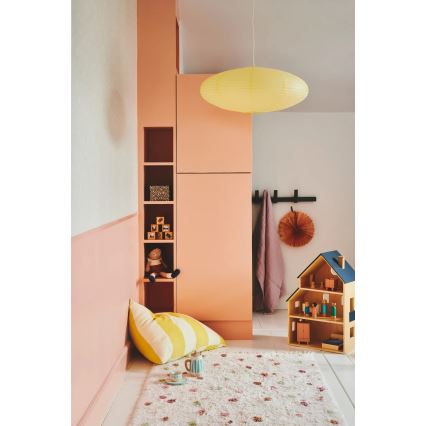 Nordlux - Pantalla para lámpara de techo VILLO E27 Ø 60 cm, amarilla