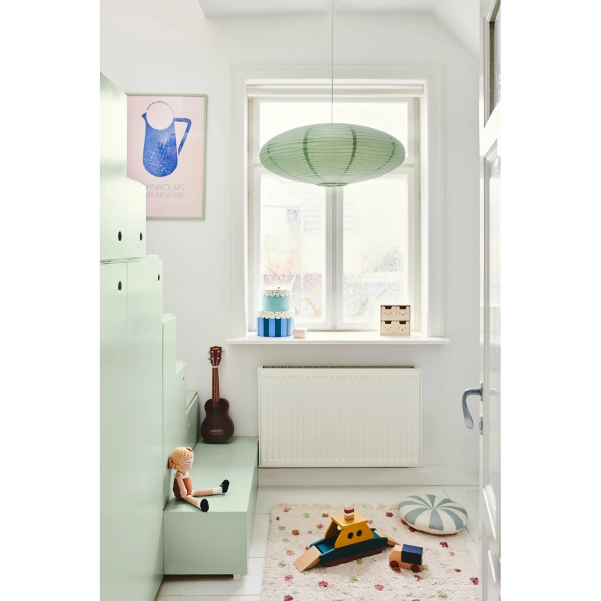 Nordlux - Pantalla para lámpara de techo VILLO E27 Ø 60 cm, verde