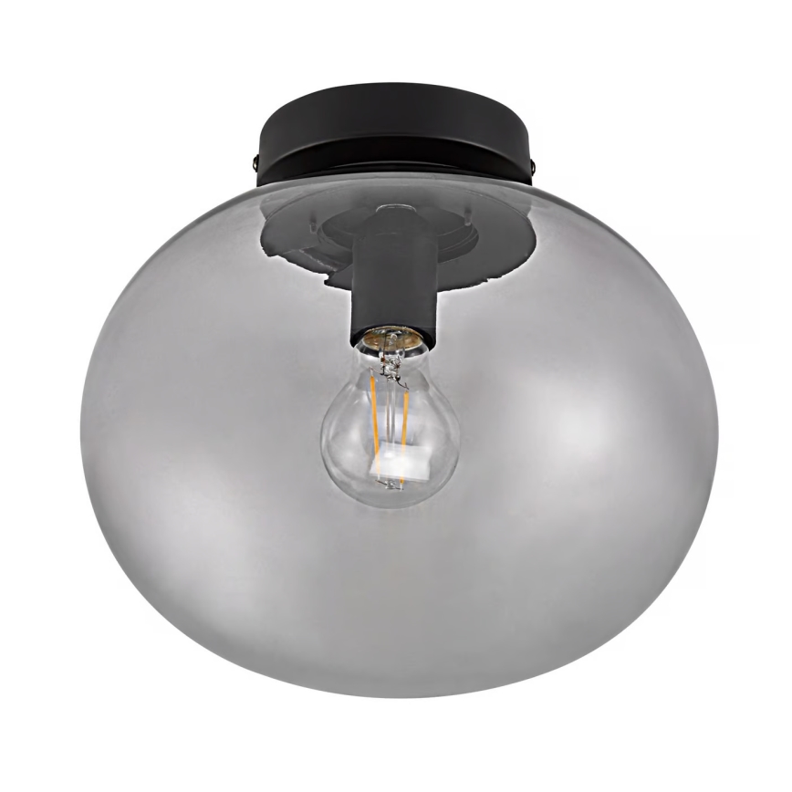 Nordlux - Plafón ALTON 1xE27/25W/230V diá. 27,5 cm ahumado