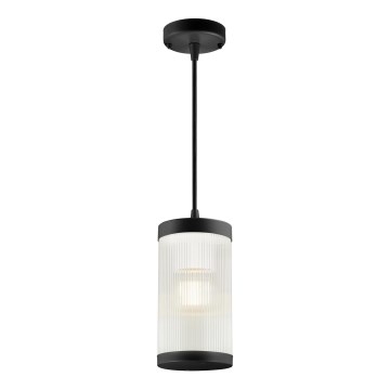 Nordlux - Plafón de exterior COUPAR 1xE27/25W/230V IP33 IP33 diá. 13 cm negro