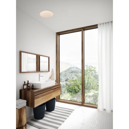 Nordlux - Plafón de techo LED para baño MONTONE, 10W/230V IP44, diámetro 30 cm