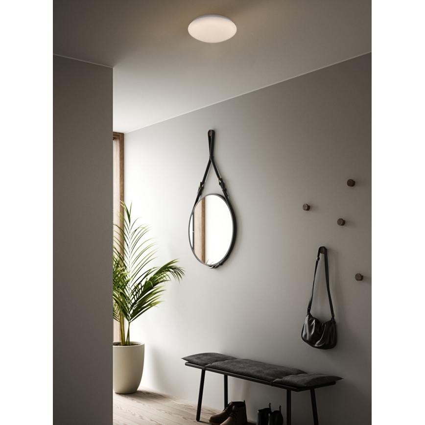 Nordlux - Plafón de techo LED para baño MONTONE, 10W/230V IP44, diámetro 30 cm