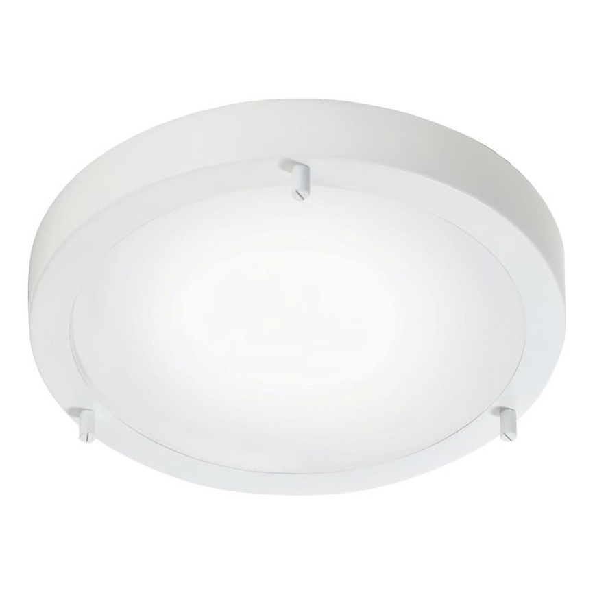Nordlux - Plafón de techo para baño ANCONA 2xE27/40W/230V IP43 Ø 31,5 cm blanco
