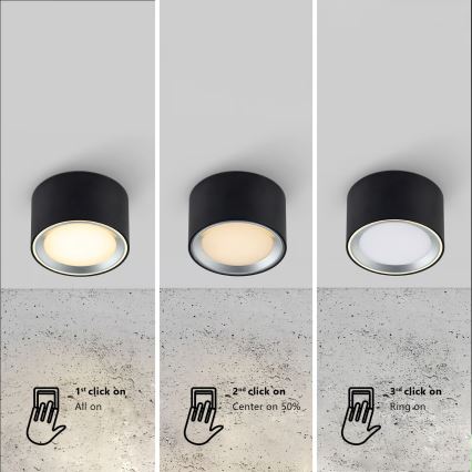 Nordlux - Plafón LED regulable FALLON LED/5,5W/230V 2700K diá. 10 cm blanco