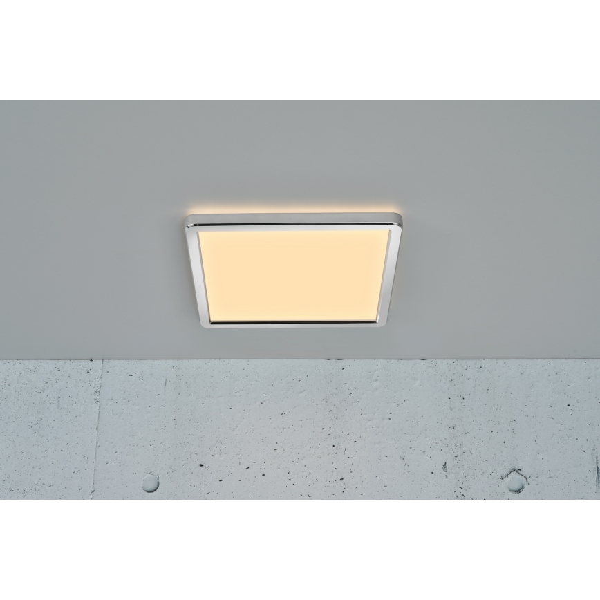 Nordlux - Lámpara de techo LED regulable para baño OJA LED/14,5W/230V 3000/4000K IP54 30x30 cm