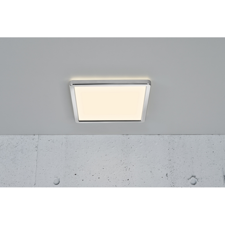 Nordlux - Lámpara de techo LED regulable para baño OJA LED/14,5W/230V 3000/4000K IP54 30x30 cm