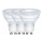 Nordlux - SET 3x Bombilla LED GU10/4,7W/230V 4000K