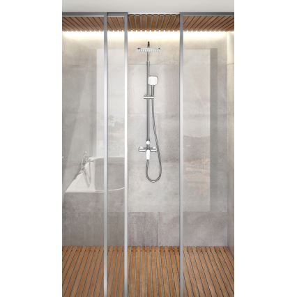 Novaservis - Conjunto de ducha con grifo METALIA ECO cromo brillante