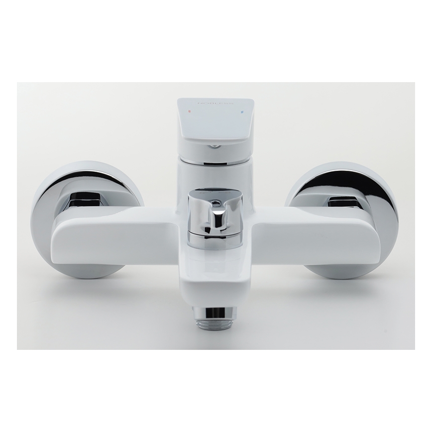 Novaservis - Grifo de bañera NOBLESS TINA blanco