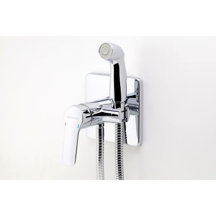 Novaservis - Grifo de bidé con ducha para instalación empotrada METALIA cromo brillante