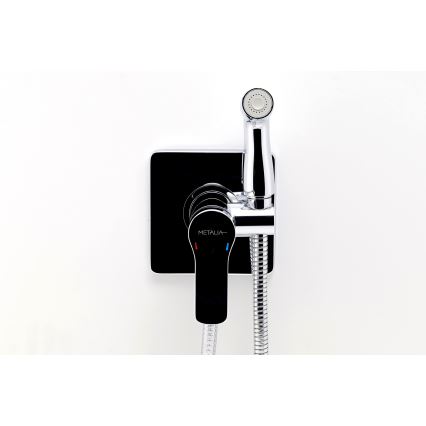 Novaservis - Grifo de bidé con ducha para instalación empotrada METALIA cromo brillante