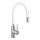Novaservis - Grifo de fregadero con brazo flexible acero inoxidable/blanco