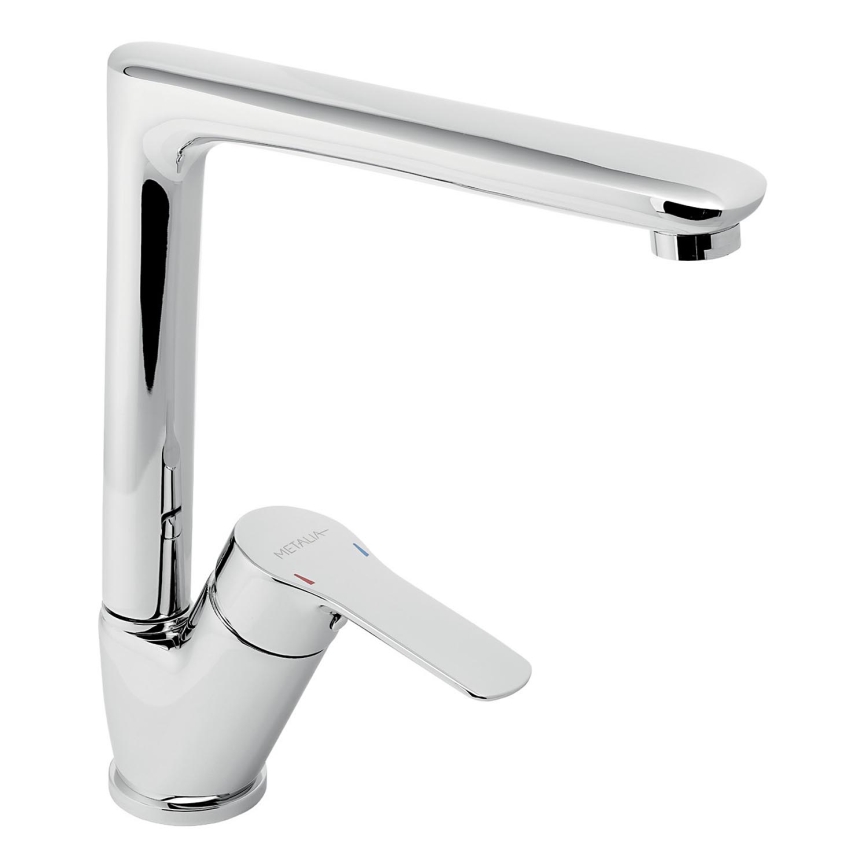 Novaservis - Grifo de fregadero METALIA 26,2 cm cromo brillante