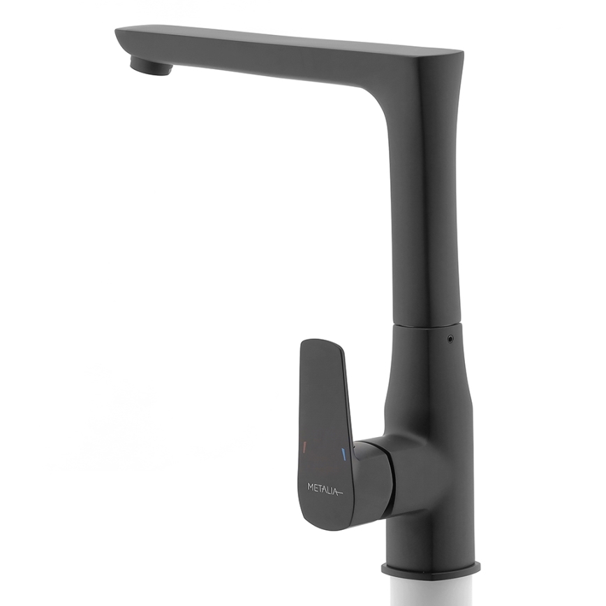 Novaservis - Grifo de fregadero METALIA mate negro