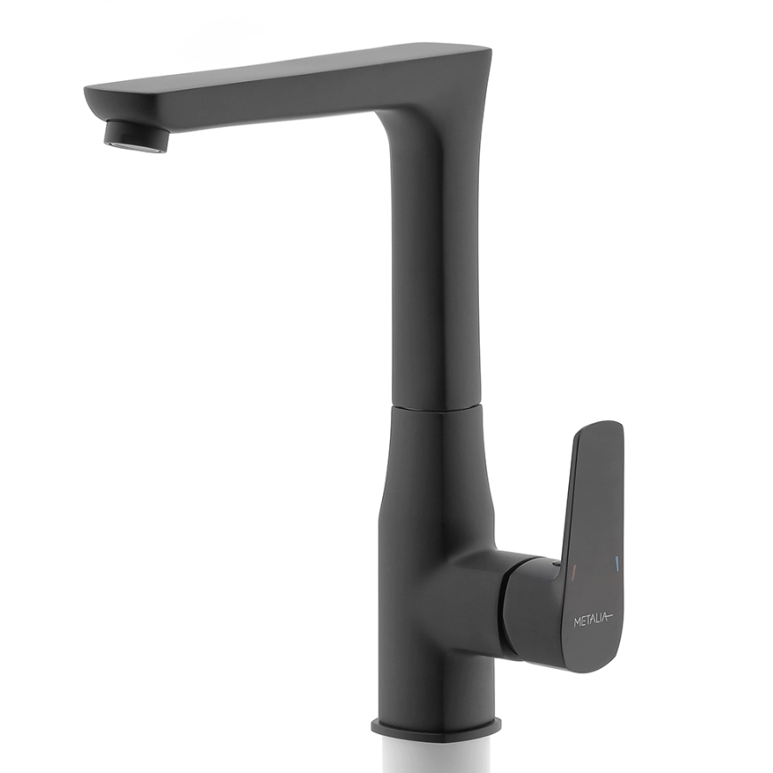 Novaservis - Grifo de fregadero METALIA mate negro