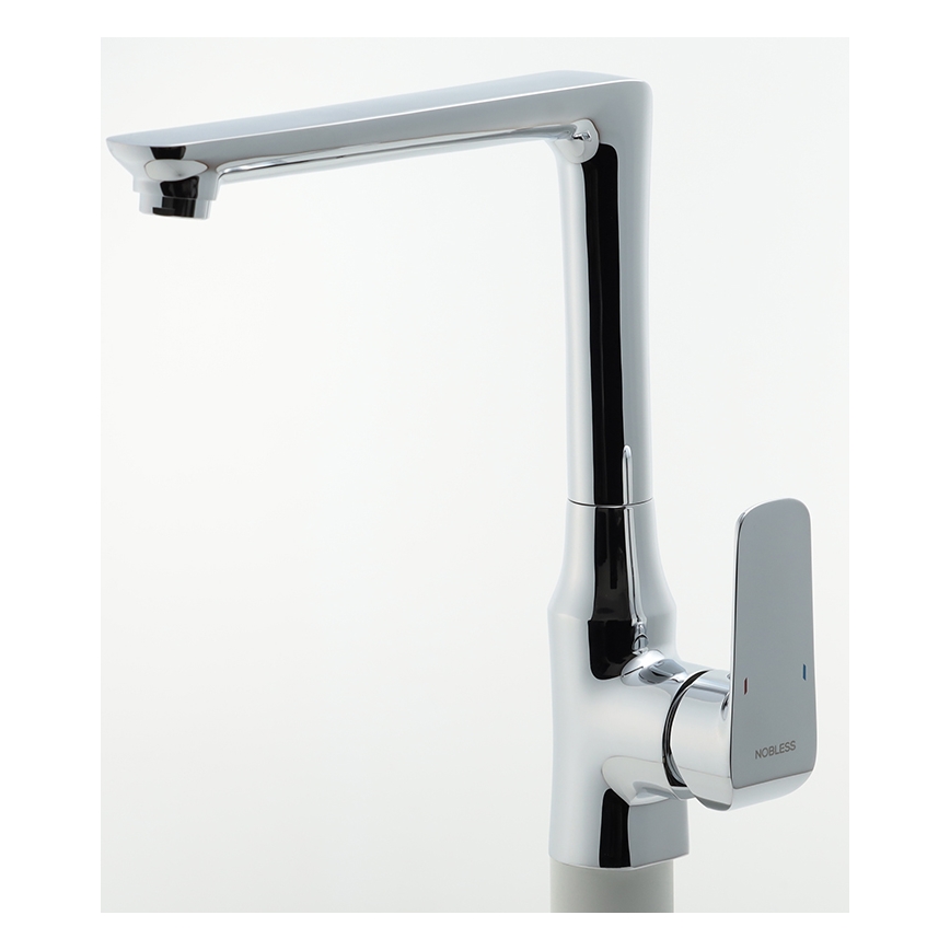 Novaservis - Grifo de fregadero NOBLESS TINA cromado brillante