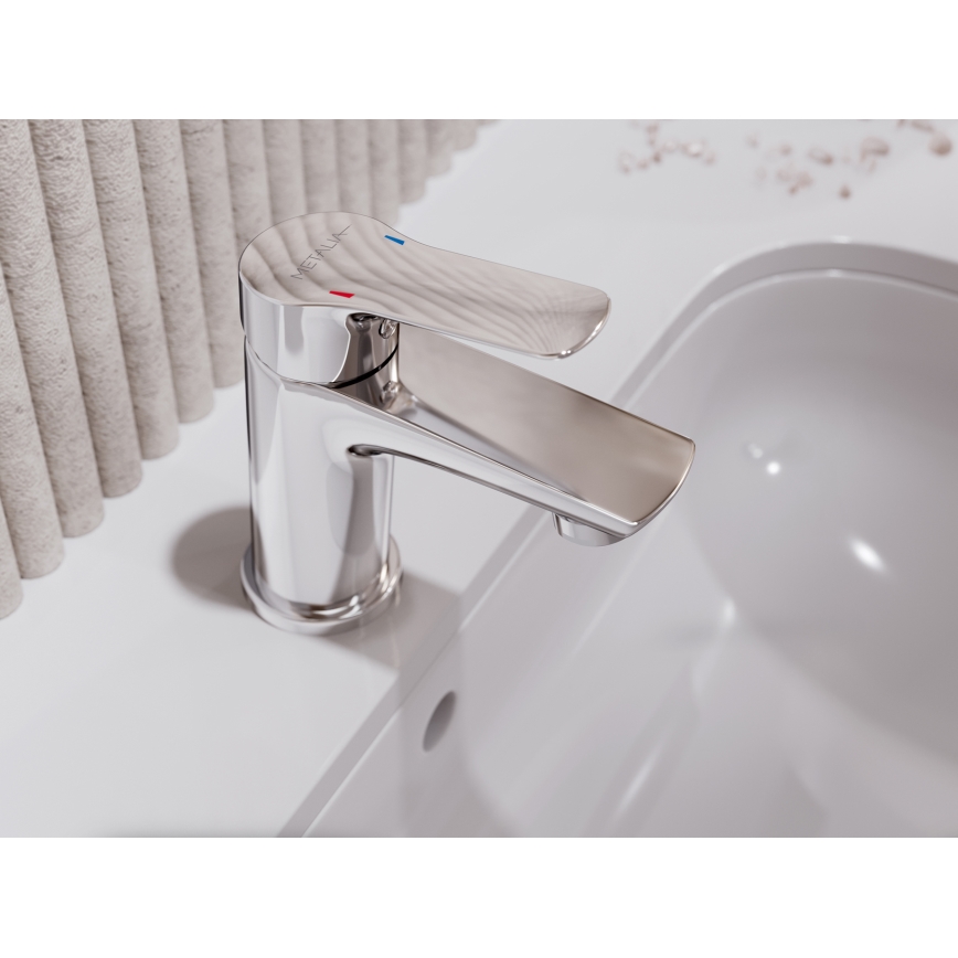 Novaservis - Grifo de lavabo METALIA 13,2 cm cromo brillante