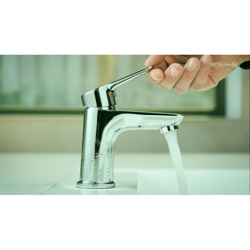 Novaservis - Grifo de lavabo METALIA 13,2 cm cromo brillante