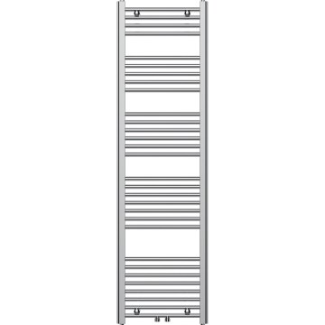 Novaservis - Radiador toallero de escalera para baño 423 W/230 V, 160 x 45 cm, cromo brillante, recto
