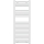 Novaservis - Radiador-toallero tipo escalera 490W/230V 120x45 cm blanco recto