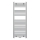 Novaservis - Radiador toallero tipo escalera para baño 318W/230V 120x45 cm cromado brillante recto