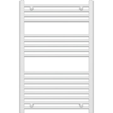Novaservis - Radiador toallero tipo escalera para baño 478W/230V 90x60 cm blanco recto